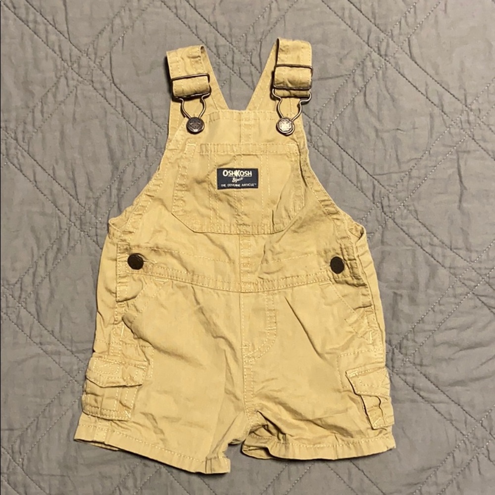 6 month Oshkosh overall bib shorts